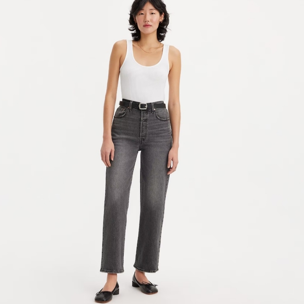 LEVI RIBCAGE STRAIGHT ANKLE DENIM NWT